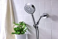 Support de pomme de douche en métal en laiton massif 100% pour pomme de douche à main, support réglable, support de bras de douche universel