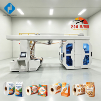 Máquina de Impresión Flexográfica Automática de 6 Colores con Guía de Banda Transportadora EPC para Telas No Tejidas de Gran Ancho