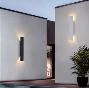 Nuovo Design lungo striscia luce da parete semplice corridoio scala pilastro luce decorazione da parete per esterni lampada da parete <span class=keywords><strong>IP65</strong></span> - Product Image 4