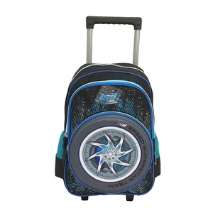 Sac à dos scolaire à roulettes pour garçons, idéal pour le football, de haute qualité - Product Image 1