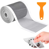 Autocollants en maille jetables en plastique pour le nettoyage domestique, attrape-cheveux pour drain de douche, couvercle DIY avec raclette