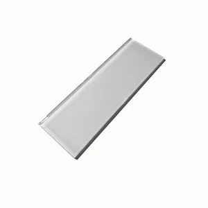 Дешевая оптовая цена, супербелая плитка для метро 4x12, стеклянная плитка для ванной комнаты