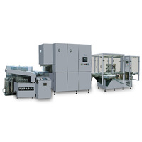 Ligne de liaison de production de bouteilles en verre électrique automatique de qualité assurée Application de l'eau de la machine de capsulage de remplissage de bouteilles de flacon