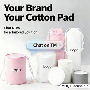 Discos de Algodón Faciales Desechables Biodegradables Ecológicos, Fabricación OEM con Logotipo Personalizado para Desmaquillante, Discos Faciales al por Mayor - Product Image 3
