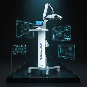 Equipo de Fototerapia Láser KN-8000A1 de Fácil Manejo para la <span class=keywords><strong>Alopecia</strong></span> Androgenética y la <span class=keywords><strong>Alopecia</strong></span> <span class=keywords><strong>Areata</strong></span>, con Mango Ligero y Ruedas - Product Image 1