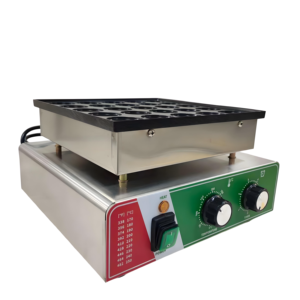 เครื่องทำมัฟฟินขนาดเล็ก25หลุมเครื่องทำวาฟเฟิลไฟฟ้าเชิงพาณิชย์เครื่องทำวาฟเฟิลแบบไม่ติดสแตนเลสเครื่องทำแพนเค้กแผ่นเดียววาฟเฟิล - Product Image 3