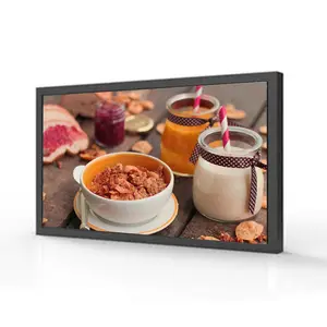 Popüler TFT LED monitör 23.6 inç TFT LCD ekran Android WIFI LCD pencere ekran yüksek parlaklık LCD medya oynatıcı