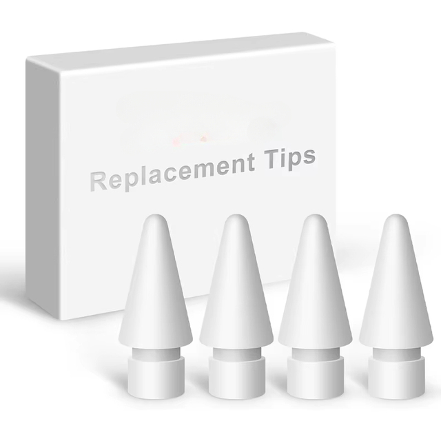 Replacement Pencil Tips for Apple Pencil 1st 2nd Generation Smooth Spare Nibs for iPad Pro Pencil 1/2 Stylus Fine Nib