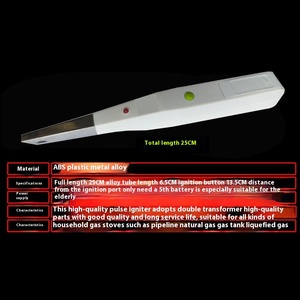 Nhựa áp điện xung tia lửa <span class=keywords><strong>AA</strong></span> pin đánh lửa bếp bếp nhẹ hơn dài xử lý ngọn lửa Windproof nến BBQ nhẹ hơn - Product Image 4