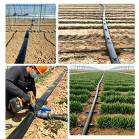Tuyau d'irrigation agricole en PE noir de 2 à 4 pouces pour ruban goutte-à-goutte, micro-pulvérisation et irrigation par aspersion