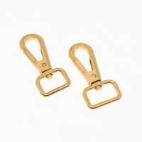 Mousqueton ovale pivotant à gâche de 19 mm et 25 mm pour sangle de sac, connecteur de porte-clés, vente en gros