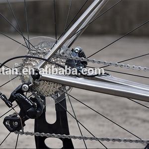 2025 Année Offre Spéciale 700C Titanium Standard BB Frame VTT Spaceframe à vendre <span class=keywords><strong>V</strong></span>-<span class=keywords><strong>Brake</strong></span> et cadre de décrochage remplaçable - Product Image 5