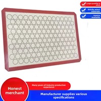 Tapis de cuisson en silicone de qualité alimentaire pleine grandeur, résistant au four et au lave-vaisselle, idéal pour pétrir et faire des macarons