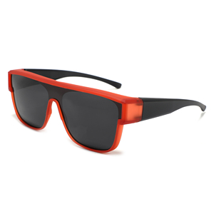 Conchen thời trang cổ điển cat.3 UV400 kính mặt trời quá khổ TR90 khung dày biểu tượng tùy chỉnh phù hợp hơn Clip phân cực trên kính mát nam giới - Product Image 4