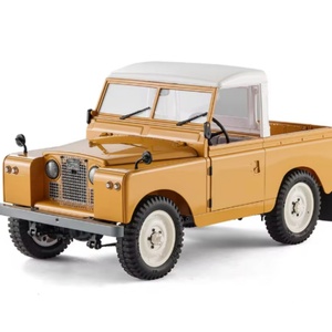 Voiture RC tout-terrain 1/12 Land Rover Série II 2.4G Électrique 4x4 à vitesse variable, jouet de simulation RTR avec chargeur métallique - Product Image 1