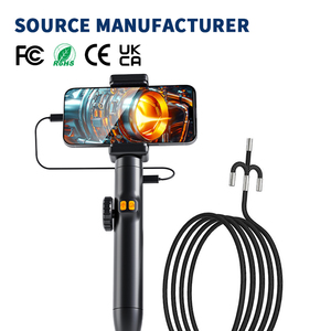 Endoscope industriel bidirectionnel portable, objectif 6 mm, 6 lumières LED, étanche IP67, résistant à l'huile, 1920x1440P, angle de vision de 70°, adapté pour - Product Image 1