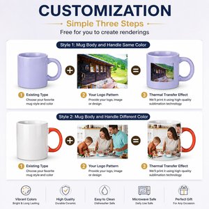 Taza de Cerámica AAA de 11 oz al <span class=keywords><strong>por</strong></span> Mayor, Taza Blanca AAA <span class=keywords><strong>para</strong></span> Sublimación de 11 oz, Dimensiones Personalizadas <span class=keywords><strong>para</strong></span> Taza de Sublimación - Product Image 3