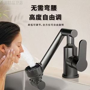 Vente directe usine de robinets en acier inoxydable Lucky Cat pour lavabos de salle de bain à eau froide et chaude, pour lavabos de comptoir - Product Image 3