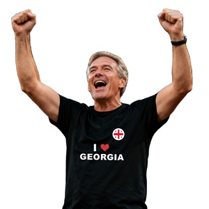 Lightweight and Breathable Georgia Fan <b>T</b>-shirt for Summer Outdoor Gatherings and Matches Promotion - Product Image 5