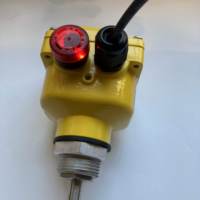 Sensor de detección de polvo sólido de control de alimentación automática, luz Led y sensor de nivel de silo de alarma