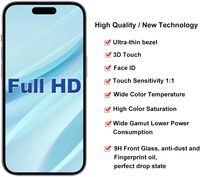 Écran de remplacement de haute qualité 6,7 pouces souple avec garantie d'un an pour iPhone 15 Pro Max, prend en charge l'écran tactile LCD 120 Hz