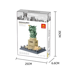 Blocs jouets statue de la mini liberté par la construction prix de gros enfants blocs de construction ensembles déesse pour adultes et enfants plus modèle - Product Image 6