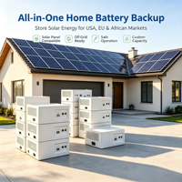 Système solaire domestique le plus populaire 5kW 5kVA – Batterie de stockage résidentielle complète pour maison hors réseau