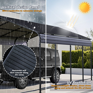 <span class=keywords><strong>Abri</strong></span> de <span class=keywords><strong>voiture</strong></span> en aluminium imperméable 12x20 pieds, <span class=keywords><strong>abri</strong></span> extérieur pour voitures, résistant à la rouille, durable, assemblage DIY portable - Product Image 3