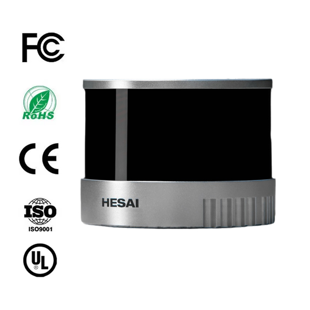 XT32 HESAI XT16 16/32-Channel 360 Spinning Mid-Range Lidar Sensor High Precision Minimum Range Zero 24VDC 905nm