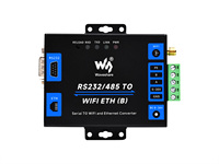 Server Serial Kelas Industri RS232/485 ke WiFi dan Ethernet, Modbus Gateway, MQTT Gateway, Casing Logam