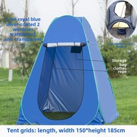 Nouvelle Tente de Douche et de Toilette Pop-up Portable pour Camping, Abri d'Intimité Extérieur