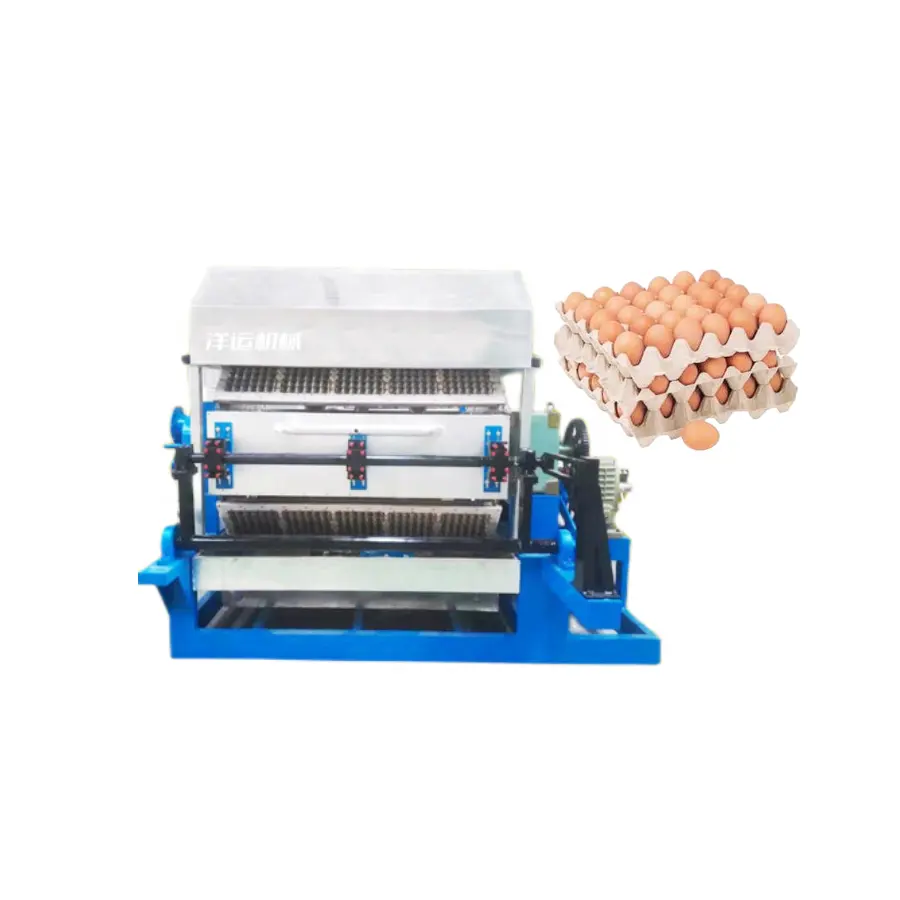 Автоматическое оборудование для изготовления лотков для яиц, полностью автоматическая линия по производству лотков для яиц