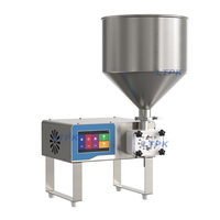 Machine de remplissage quantitative multifonctionnelle 9-en-1 pour liquides, machine de remplissage de poudre de sirop sec de bureau