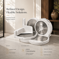 Trancheuse Électrique 150W pour Viande, Jambon, Pain, Fromage et Viandes Congelées – Solutions d'Appareils de Cuisine pour la Découpe