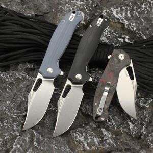 GT-T0050 منفذ بيع المصنع سكين قابل للطي للاستخدام الخارجي بمقبض من ألياف الكربون/G10 سكين تكتيكي من Tunafire - Product Image 3