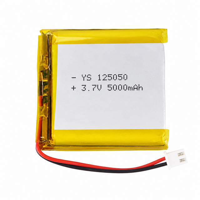 Customized Lifepo4 Battery Pack 125050 5000mah 3.7v Lithium Ion Batteries Pouch Cell  3.7V Lipo Battery With CB KC Certificate