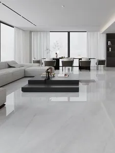 批发 60x60 80x80 釉面瓷质瓷砖 豪华大理石瓷砖 适合客厅 光面室内瓷砖 出售 - Product Image 6