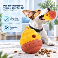 Jouet brosse à dents pour chien avec ventouse - Jouet à mâcher en caoutchouc qui aide à la dentition et au nettoyage des dents des chiens - À utiliser avec du dentifrice pour chien