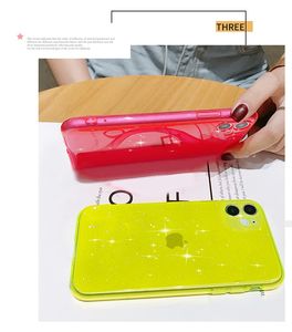 <span class=keywords><strong>Coque</strong></span> en <span class=keywords><strong>Silicone</strong></span> souple antichoc pour <span class=keywords><strong>iphone</strong></span>, compatible modèles 7, 8 plus, 11, 12 mini Pro Max, XS, X, XR, <span class=keywords><strong>SE</strong></span> <span class=keywords><strong>2020</strong></span>, luxueuse, <span class=keywords><strong>transparente</strong></span>, couleur bonbon - Product Image 4