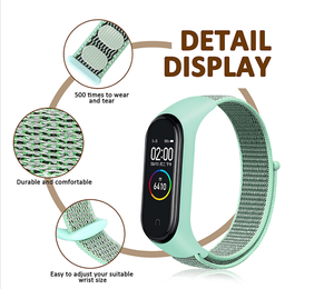 Forwelleny naylon kayış kadın erkek bilekliği akıllı aksesuarları kayışı Xiaomi Miband 7 6 5 4 <span class=keywords><strong>3</strong></span> - Product Image 6