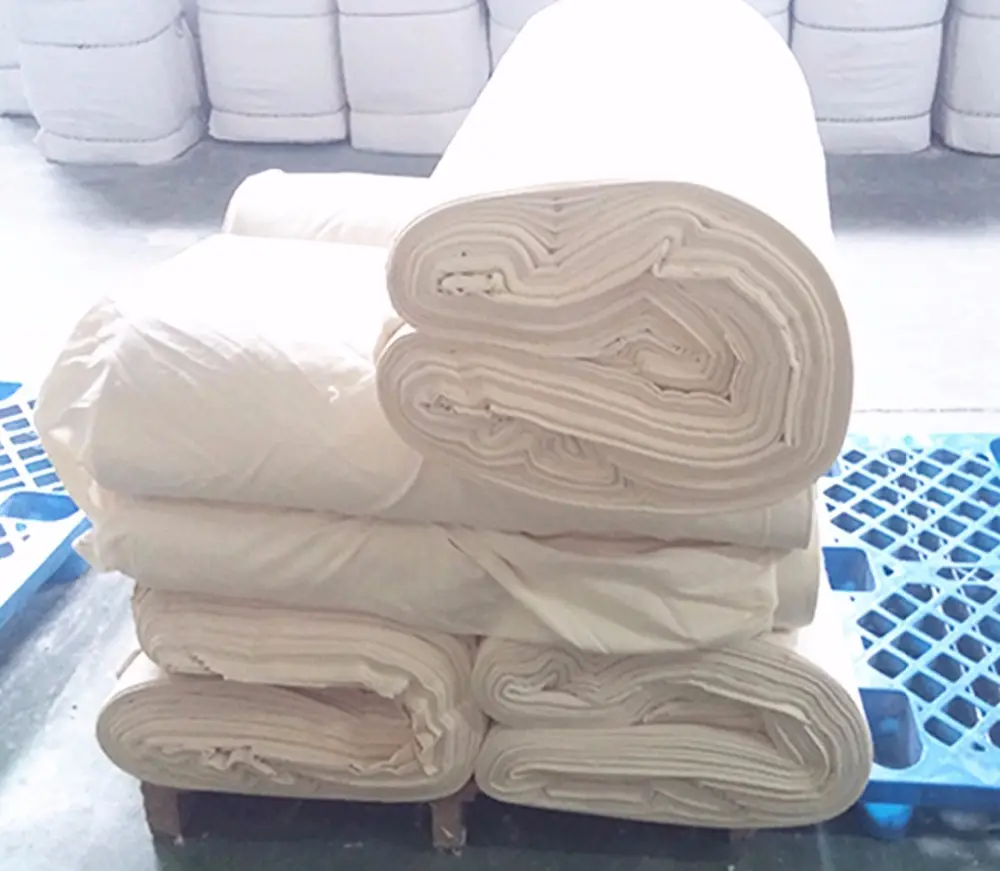 Оптовая продажа сырцовая ткань хлопчатобумажная серая ткань для гостиничного ресторана и домашнего текстиля
