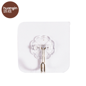 Gancio da parete trasparente adesivo in plastica resistente magico di vendita caldo per bagno e cucina - Product Image 2
