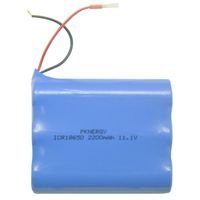Batterie lithium-ion rechargeable portable haute tension 18650 2200mah 6600mah 14V 14.4V 14.8V 11.1V Haute densité énergétique intégrée