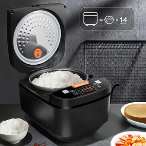 Thiết kế mới <span class=keywords><strong>5L</strong></span> đường thấp Nồi cơm điện/Nồi cơm điện thông minh điện tùy chỉnh nhựa vuông thép không gỉ nồi - Product Image 2