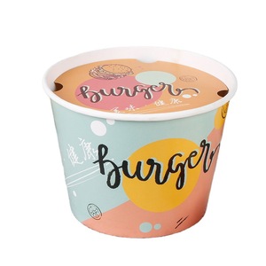 Caixa de Embalagem para Frango Frito Branca com Design Novo e Personalizado, Embalagem para Comida para Viagem - Product Image 2
