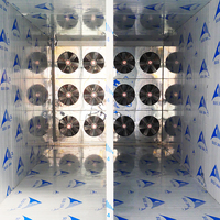 Kamermodel voedsel- en fruitdroogmachine, grote capaciteit, commercieel, warmtepomp, roestvrij staal, food grade