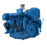 Offre Spéciale tout nouveau moteur marin diesel Weichai WD12 WP12 Baudouin 6W126MC400 400hp 450hp pour bateau