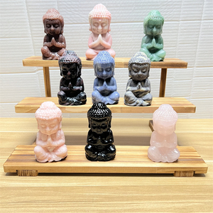 Bacchetta per massaggio al quarzo curativo Yoni con Dildo di cristallo naturale all'ingrosso per le donne - Product Image 1