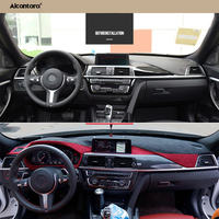 9002 4996 Italien pour tableau de bord noir pour BMW Série 3 Série 4 M3 M4 2016-2019 Accessoires de voiture de luxe