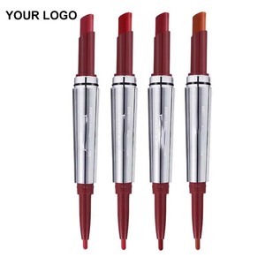 Crayon à Lèvres Double Embout Imperméable Longue Tenue Facile à Appliquer Lisse et Doux Maquillage Beauté Vente en Gros - Product Image 1